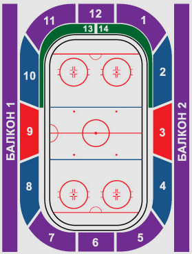Дворец спорта нагорный схема секторов и мест