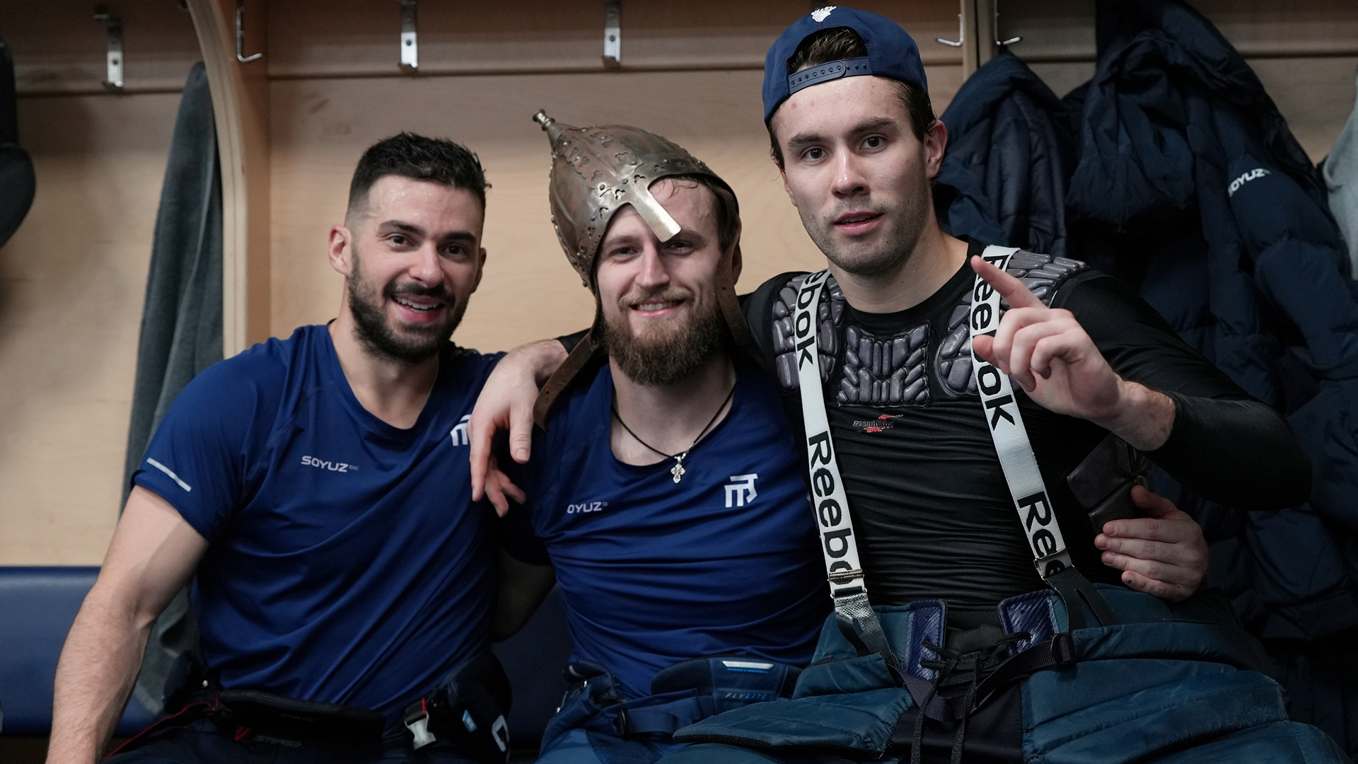 Победная раздевалка после матча с ЦСКА